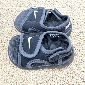 Nike Baby Black and White Sandals